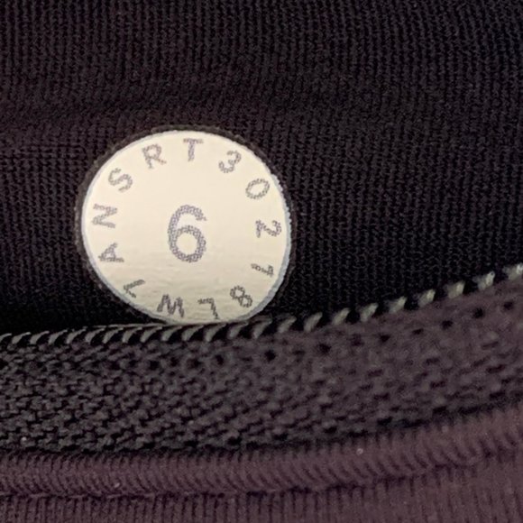 LULULEMON Speed Short with Liner Size 6 Black Pink - Picture 5 of 6